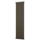 Alpha - Antique Brass Vertical Column Radiator H1800mm x W460mm 2 Column - Feet Included