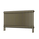 Alpha - Antique Brass Column Radiator H500mm x W988mm 2 Column - Feet Included