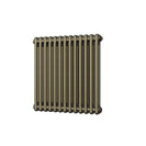 Alpha - Antique Brass Column Radiator H600mm x W592mm 2 Column