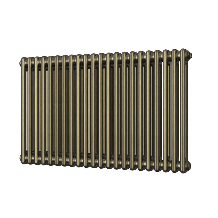 Alpha - Antique Brass Column Radiator H600mm x W988mm 2 Column