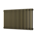 Alpha - Antique Brass Column Radiator H600mm x W988mm 2 Column - Feet Included
