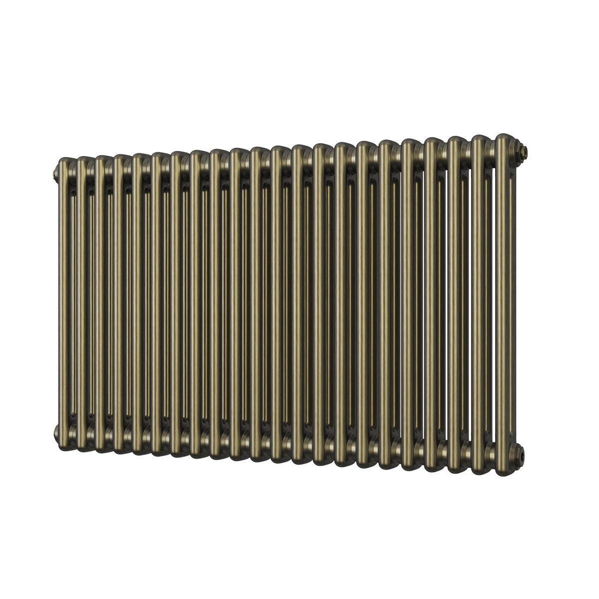 Alpha - Antique Brass Column Radiator H600mm x W988mm 2 Column