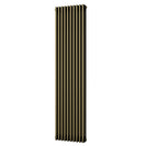 Alpha - Antique Brass Vertical Column Radiator H1800mm x W465mm 3 Column - Feet Included