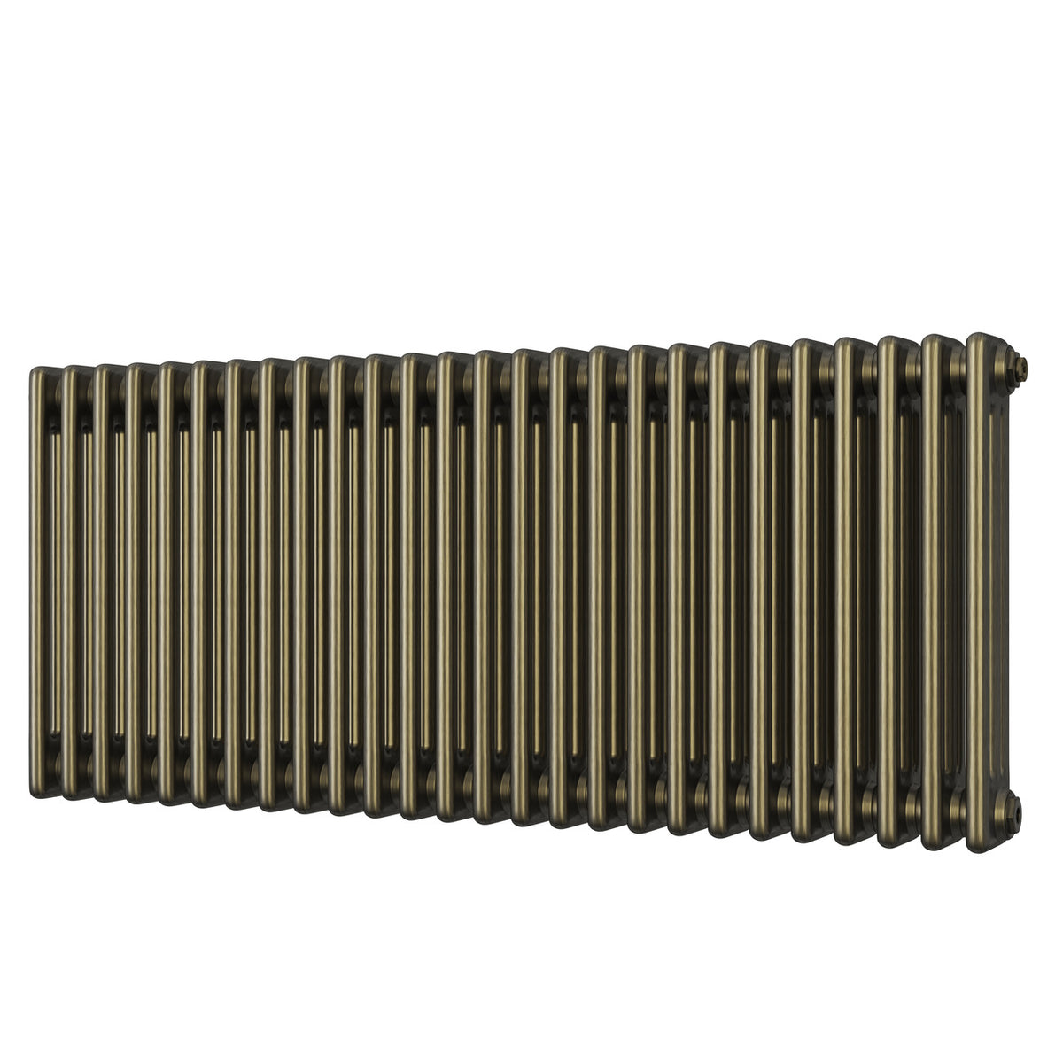 Alpha - Antique Brass Column Radiator H500mm x W1177mm 3 Column
