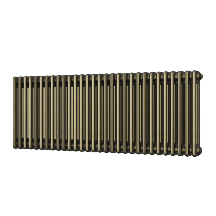 Alpha - Antique Brass Column Radiator H500mm x W1355mm 3 Column