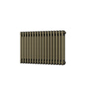 Alpha - Antique Brass Column Radiator H500mm x W777mm 3 Column