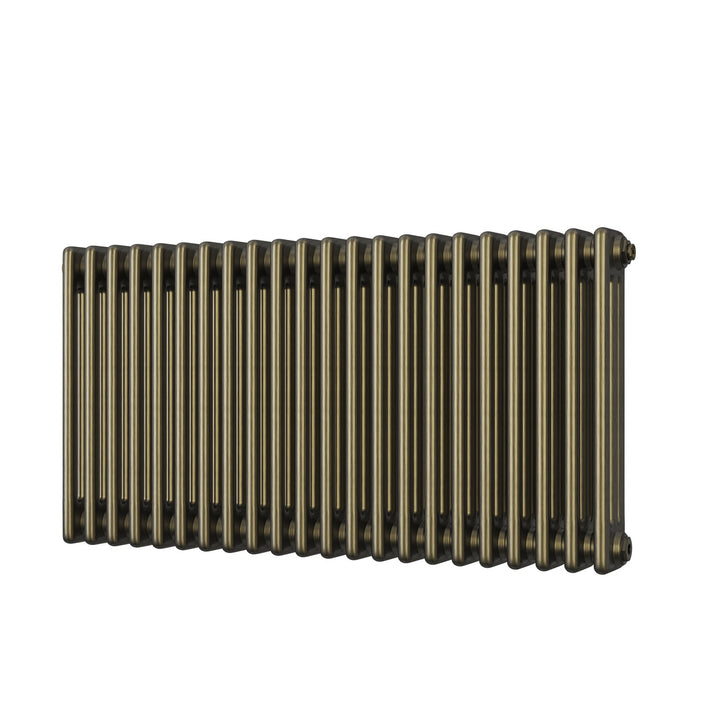 Alpha - Antique Brass Column Radiator H500mm x W999mm 3 Column