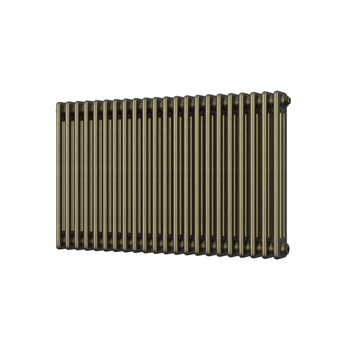 Alpha - Antique Brass Column Radiator H600mm x W999mm 3 Column