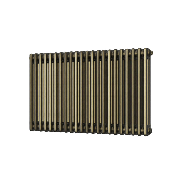 Alpha - Antique Brass Column Radiator H600mm x W999mm 3 Column