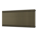 Alpha - Antique Brass Column Radiator H600mm x W1340mm 4 Column