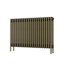 Alpha - Antique Brass Column Radiator H600mm x W988mm 4 Column - Feet Included