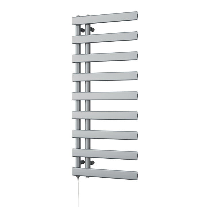 Agar - Silver Electric Towel Rail H1156mm x W500mm 500w Standard