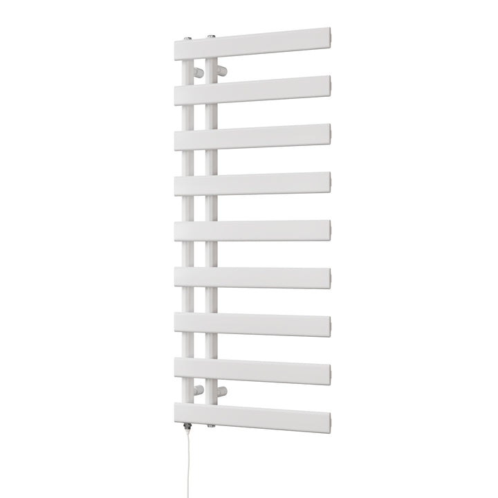 Agar - White Electric Towel Rail H1156mm x W500mm 400w Standard