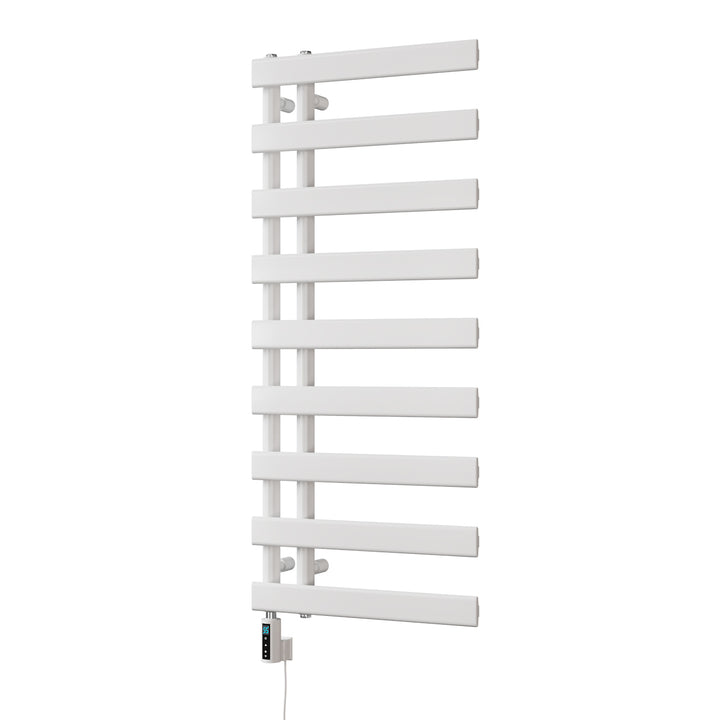 Agar - White Electric Towel Rail H1156mm x W500mm 500w Thermostatic WIFI