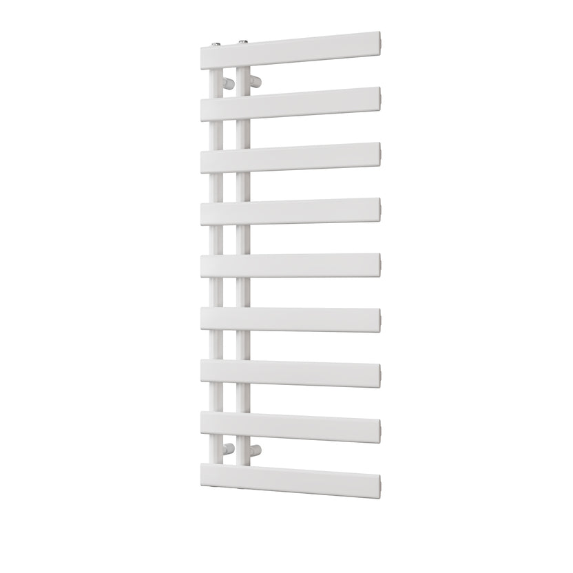 White Towel Radiator - H1156mm x W500mm - Agar | UK Radiators