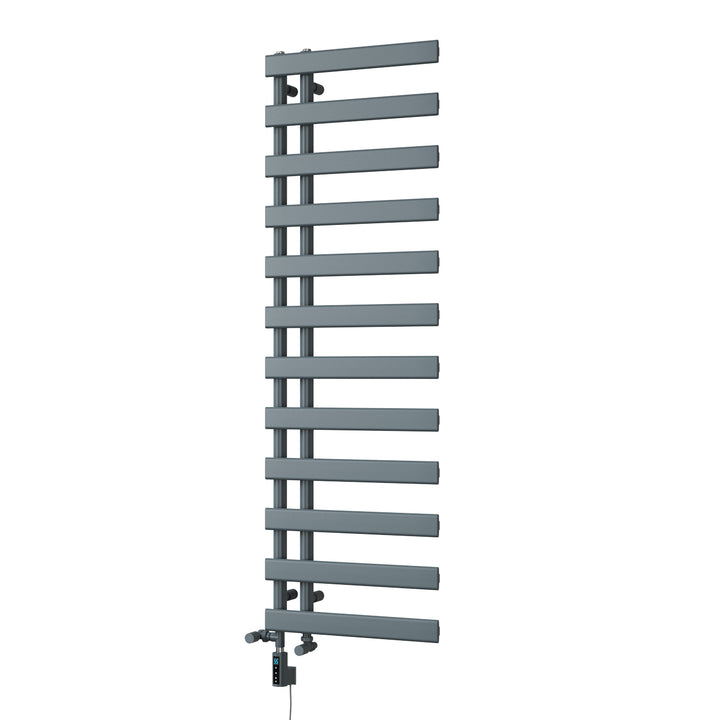Agar - Anthracite Dual Fuel Towel Rail H1564mm x W500mm Thermostatic WIFI