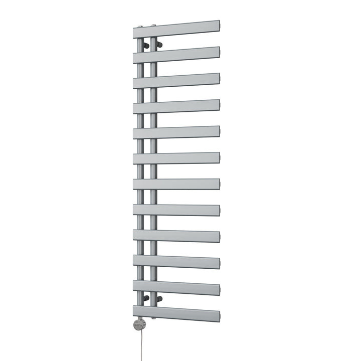 Agar - Silver Electric Towel Rail H1564mm x W500mm 600w Thermostatic