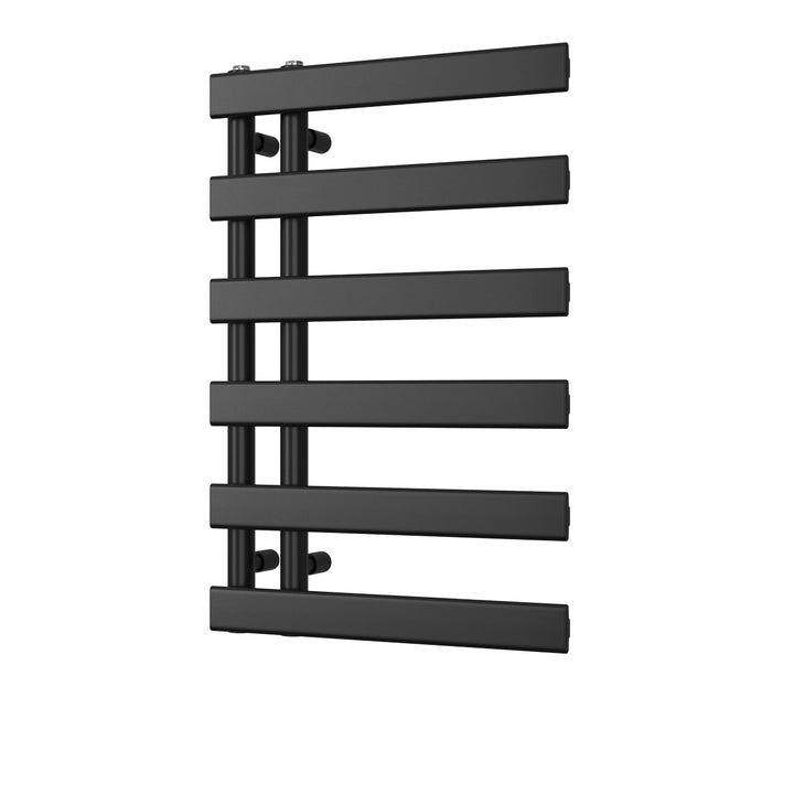 Agar - Black Towel Radiator - H748mm x W500mm