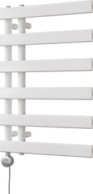 Agar - White Electric Towel Rail H748mm x W500mm 300w Thermostatic