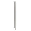 Alpha - White Vertical Column Radiator H1800mm x W196mm 2 Column - Feet Included