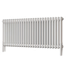 Alpha - White Column Radiator H500mm x W1164mm 2 Column - Feet Included - Feet Included