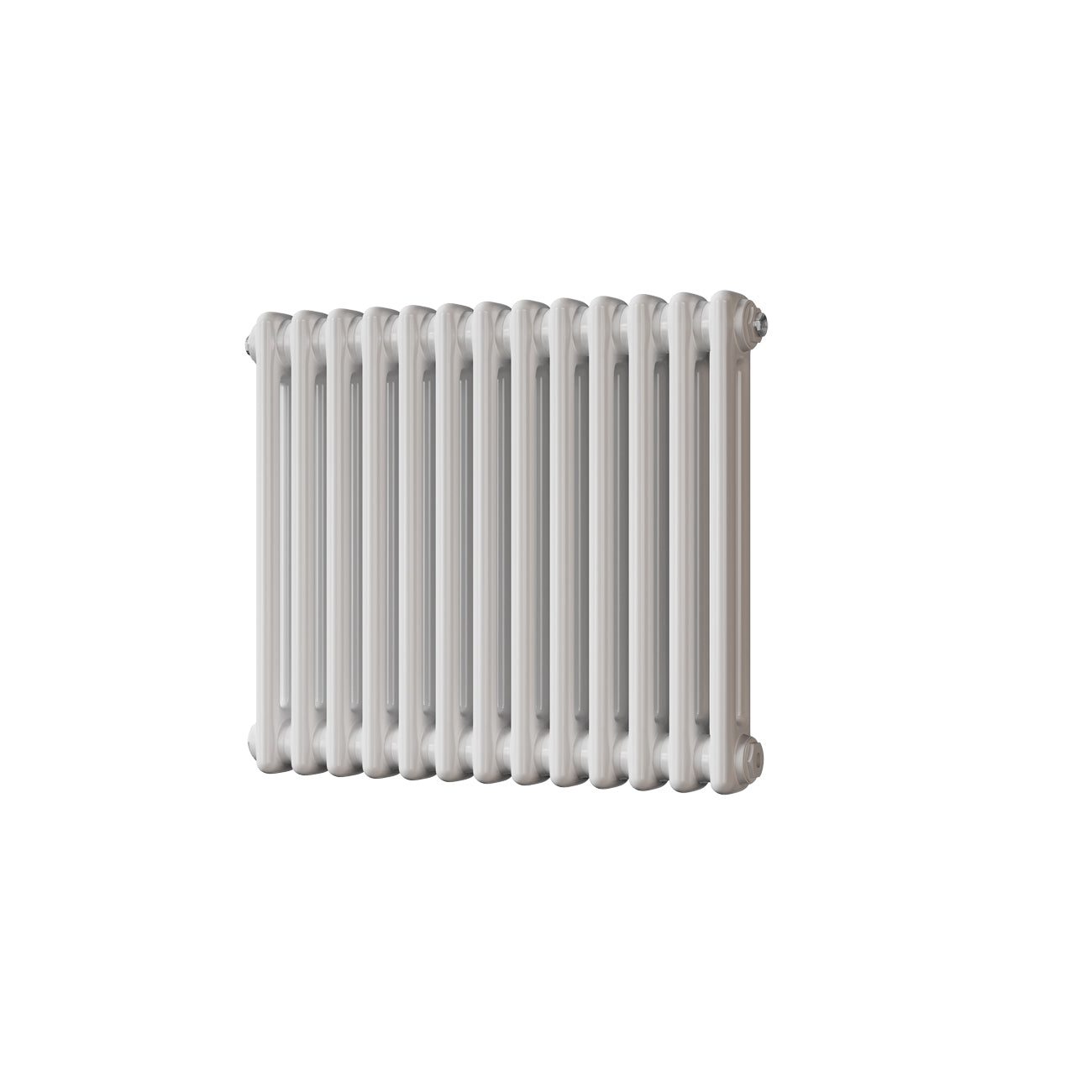 Alpha - White Column Radiator H500mm x W592mm 2 Column - Feet Included