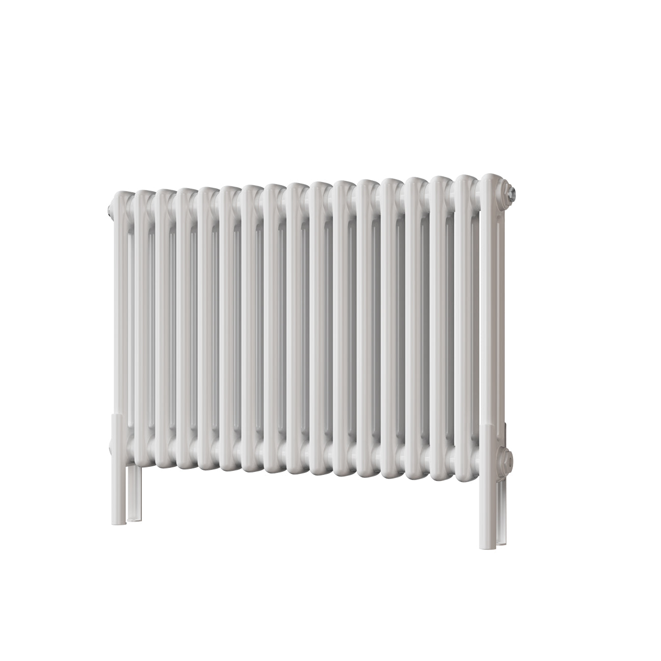Alpha - White Column Radiator H500mm x W768mm 2 Column - Feet Included