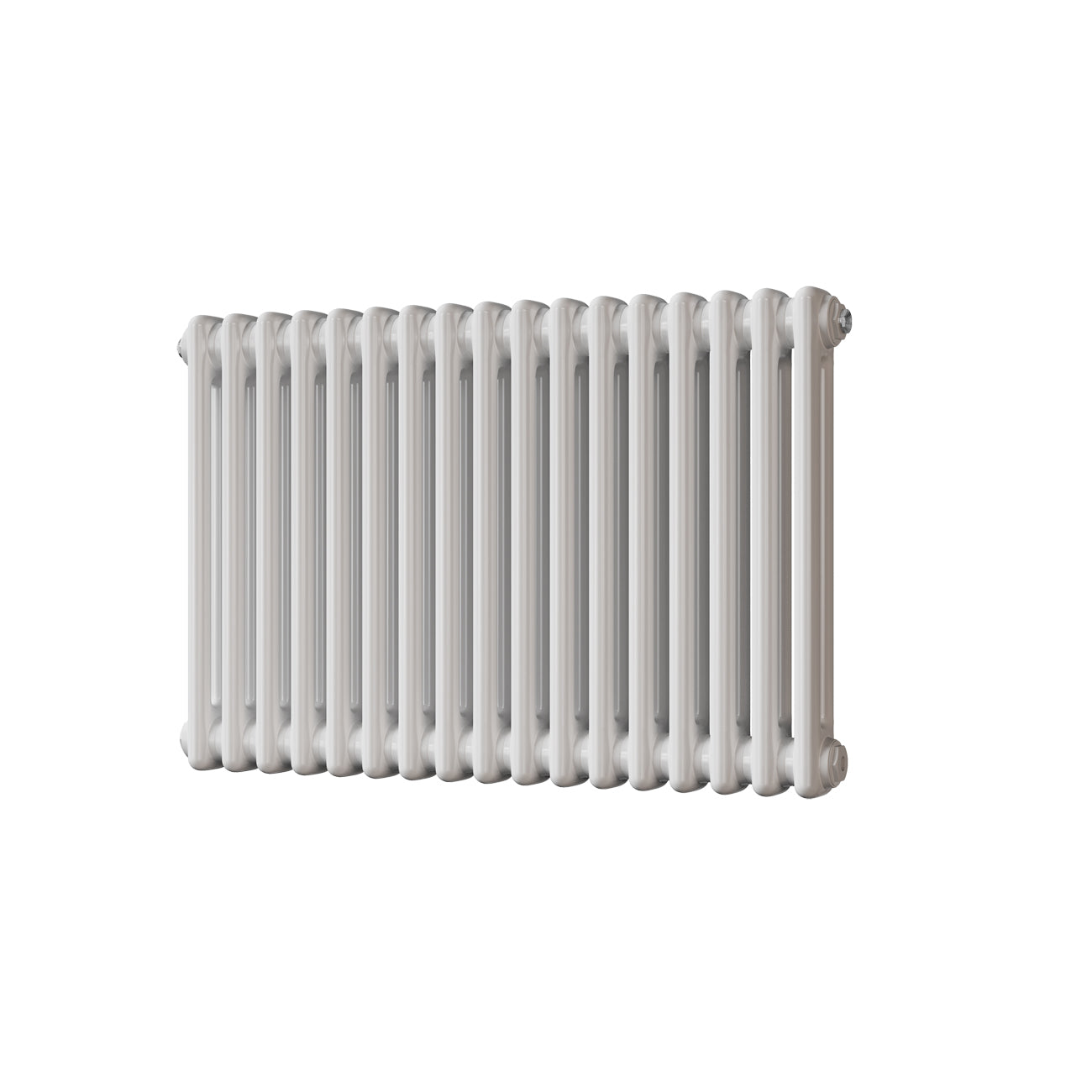 Alpha - White Column Radiator H500mm x W768mm 2 Column - Feet Included