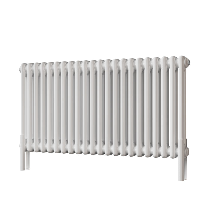 Alpha - White Column Radiator H500mm x W988mm 2 Column - Feet Included