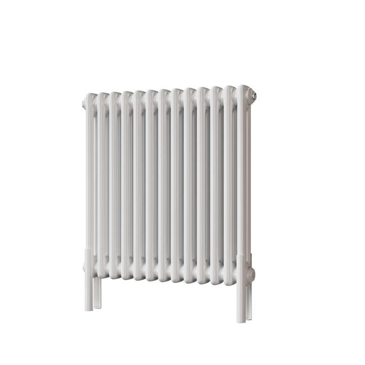 Alpha - White Column Radiator H600mm x W592mm 2 Column - Feet Included