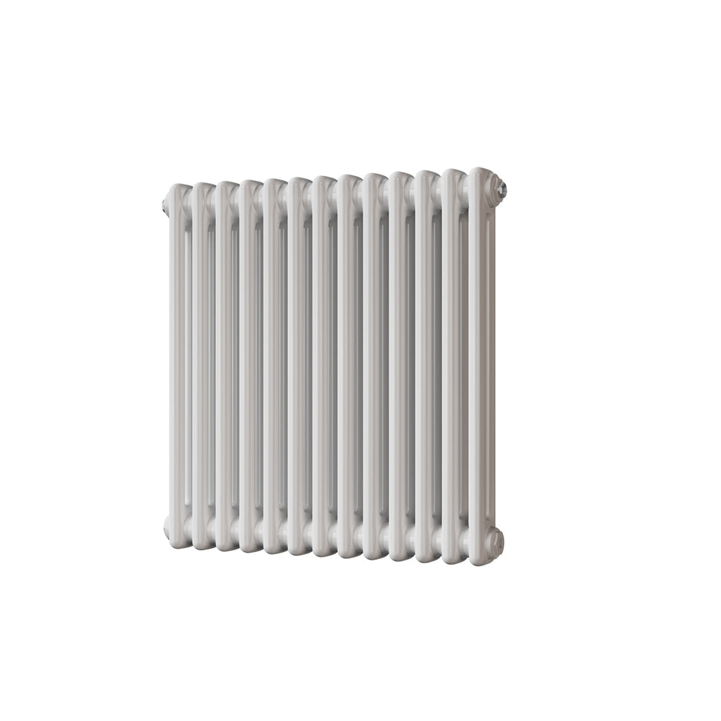 White Column Radiator H600mm x W592mm 2 Column - Alpha | UK Radiators