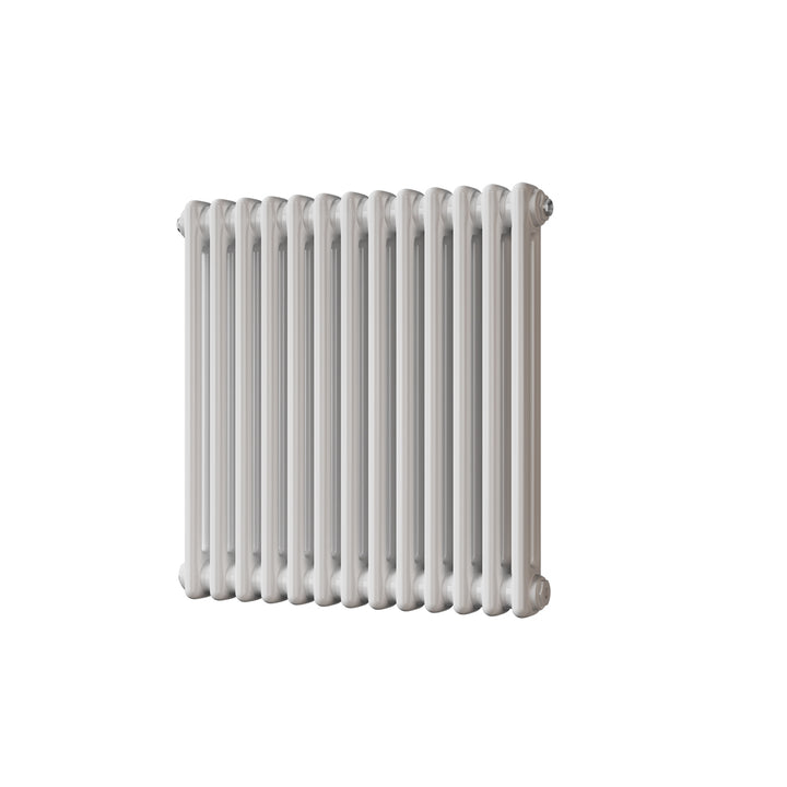 Alpha - White Column Radiator H600mm x W592mm 2 Column - Feet Included