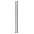 Alpha - White Vertical Column Radiator H1800mm x W198mm 3 Column - Feet Included
