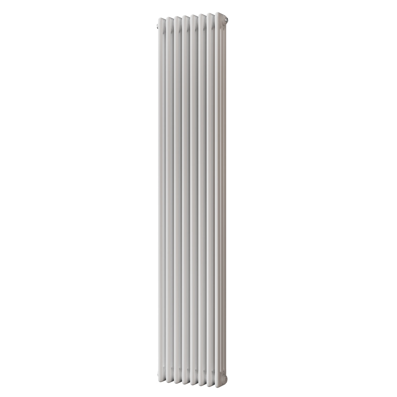 Alpha - White Vertical Column Radiator H1800mm x W376mm 3 Column - Feet Included
