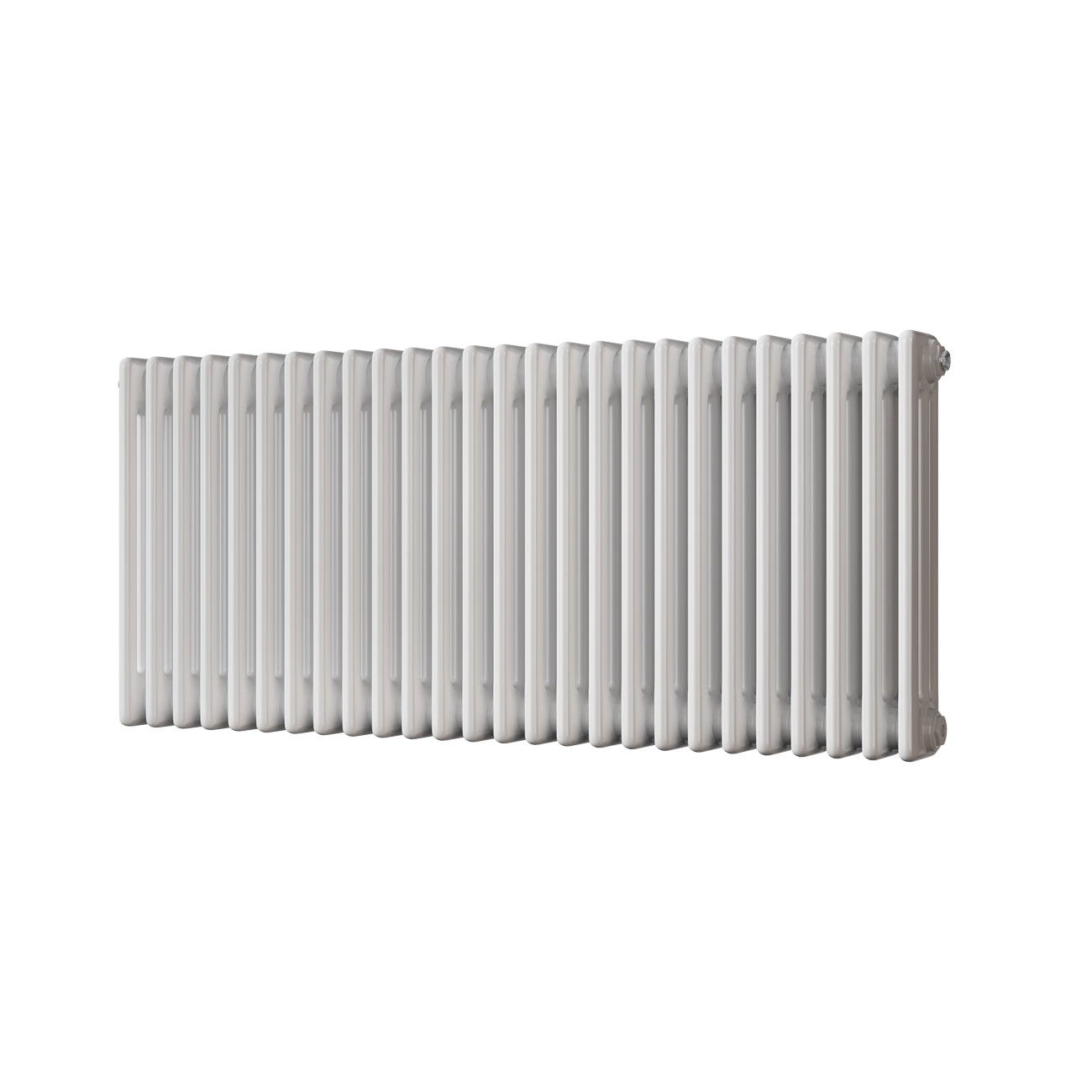 Alpha - White Column Radiator H500mm x W1177mm 3 Column - Feet Included