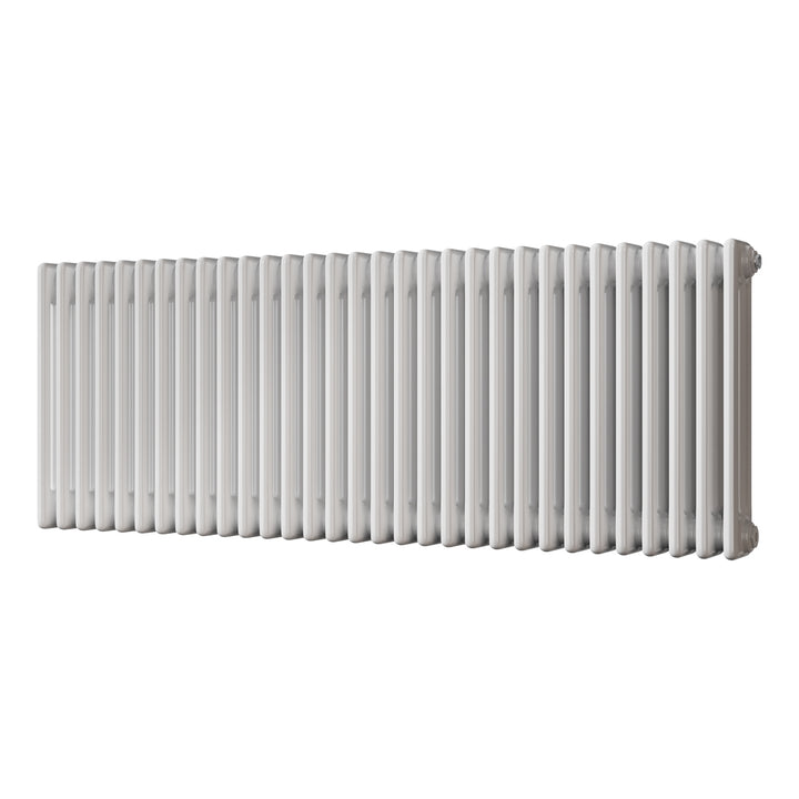 Alpha - White Column Radiator H500mm x W1355mm 3 Column - Feet Included