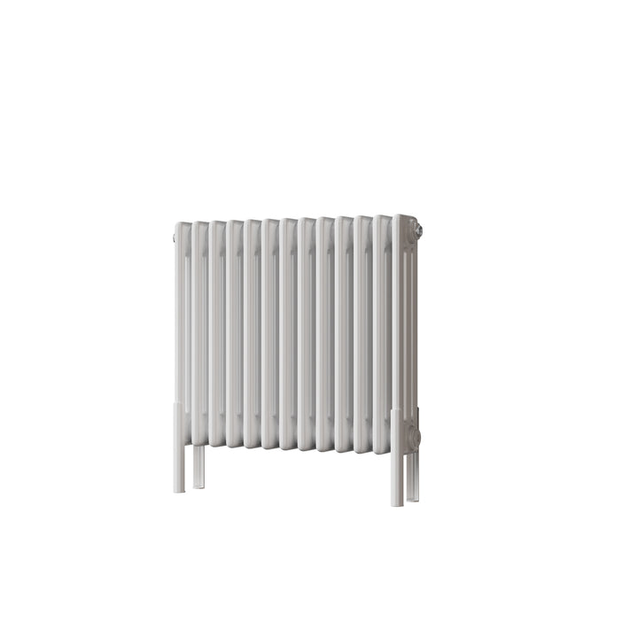 Alpha - White Column Radiator H500mm x W599mm 3 Column - Feet Included