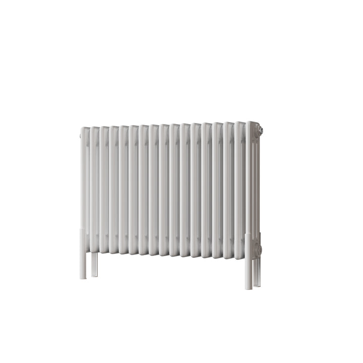 Alpha - White Column Radiator H500mm x W777mm 3 Column - Feet Included