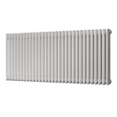 Alpha - White Column Radiator H600mm x W1355mm 3 Column - Feet Included