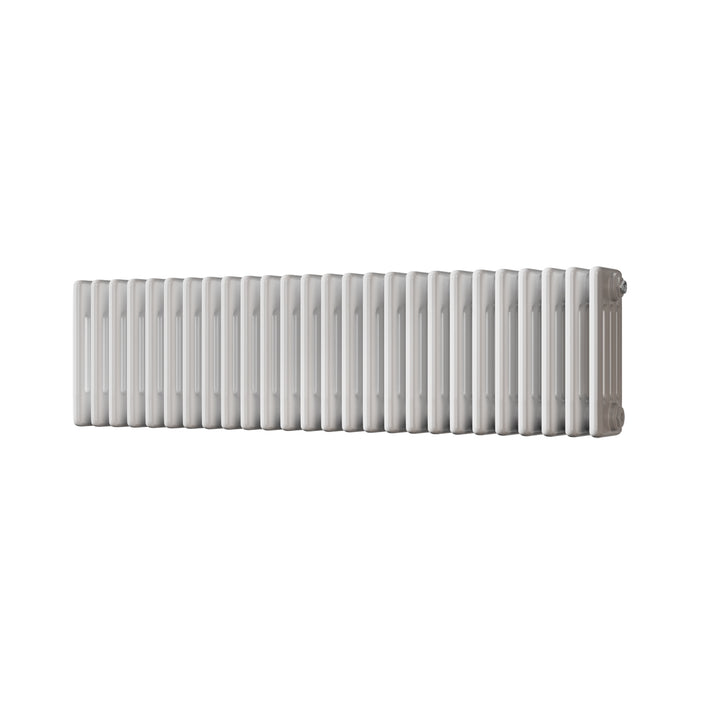 Alpha - White Column Radiator H300mm x W1164mm 4 Column - Feet Included