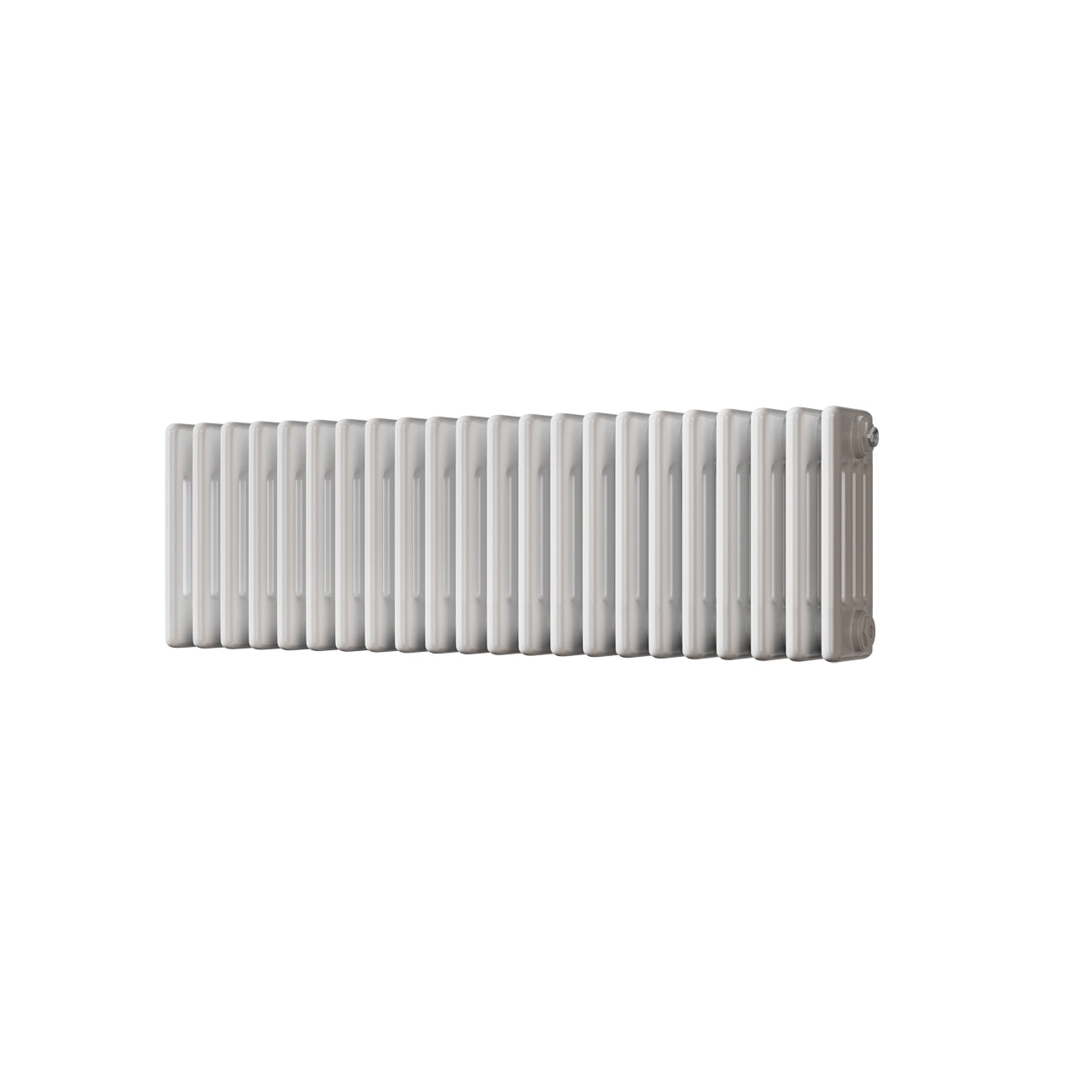 Alpha - White Column Radiator H300mm x W988mm 4 Column - Feet Included