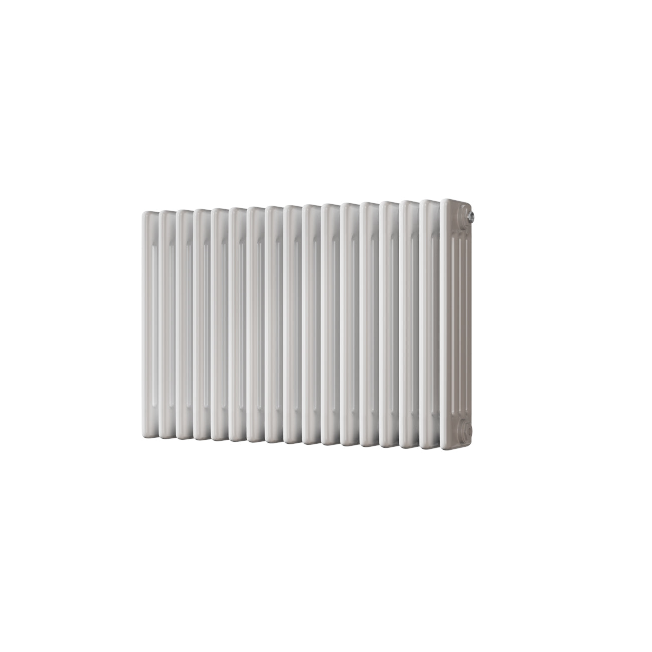 Alpha - White Column Radiator H500mm x W768mm 4 Column - Feet Included - Feet Included
