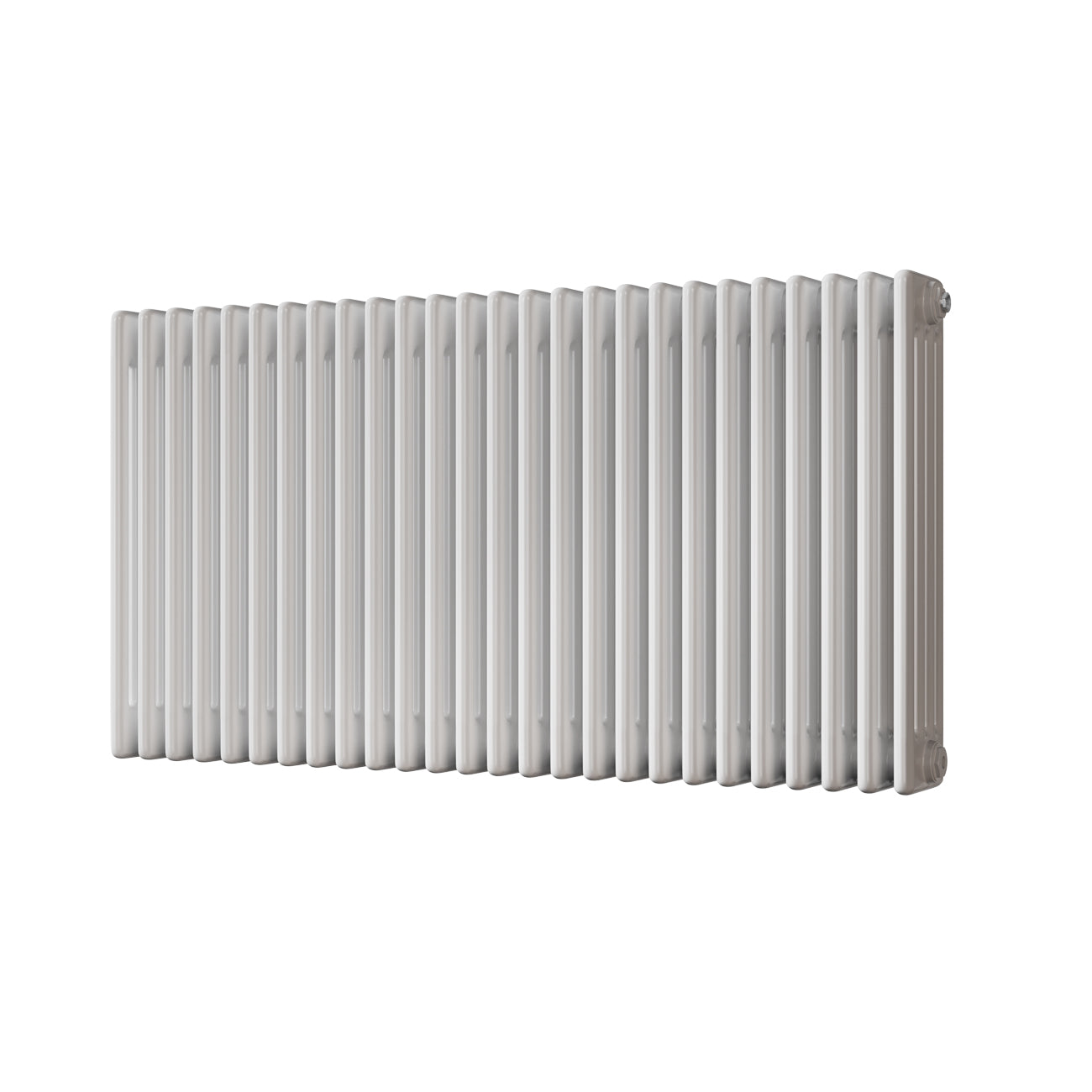 Alpha - White Column Radiator H500mm x W988mm 4 Column - Feet Included