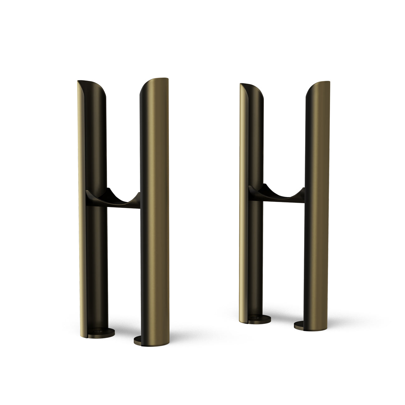Alpha - Column Radiator Feet - 2 Column Antique Brass