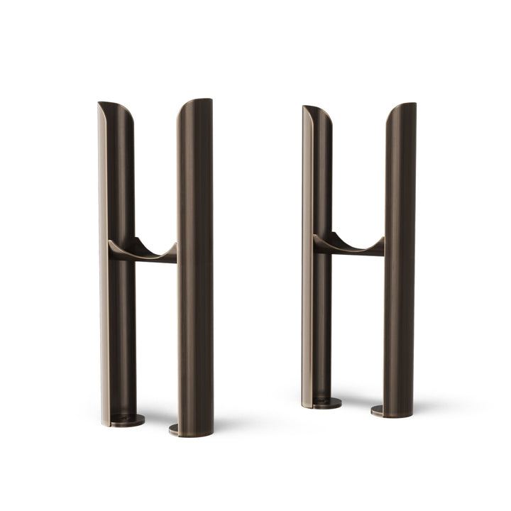 Alpha - Column Radiator Feet - 2 Column Black Copper