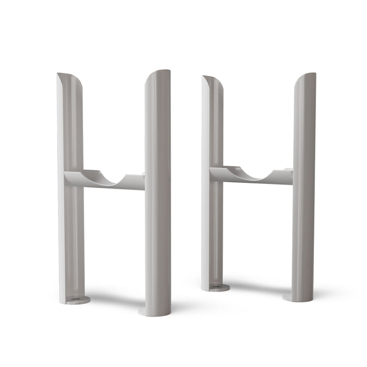Alpha - White Vertical Column Radiator H1800mm x W198mm 3 Column - Feet Included