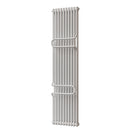 Alpha - White Vertical Towel Bar Column Radiator H1800mm x W460mm 2 Column