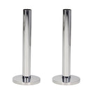 BiWorld - Chrome Polished Pipe Tails & Decoration Cover 130mm