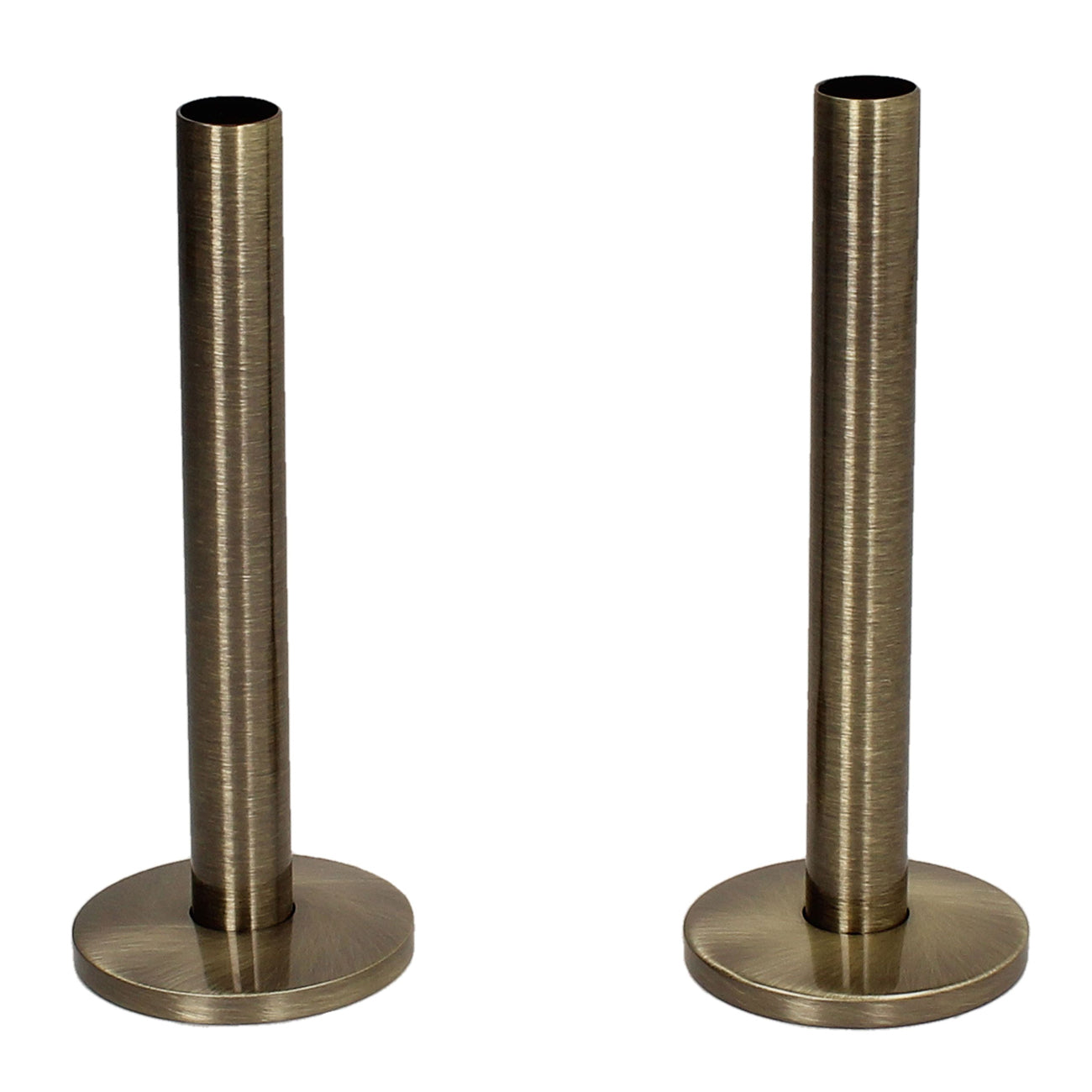 BiWorld - Antique Brass Brushed Pipe Tails & Decoration Cover 130mm