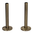 BiWorld - Antique Brass Brushed Pipe Tails & Decoration Cover 130mm